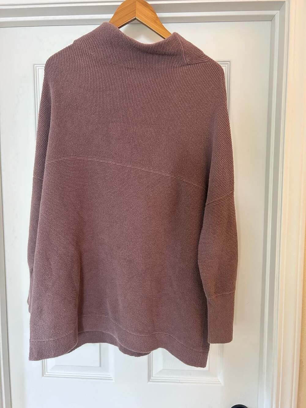 Free People Ottoman Slouchy Tunic Sweater Nutmeg Taupe - Picture 7 of 10